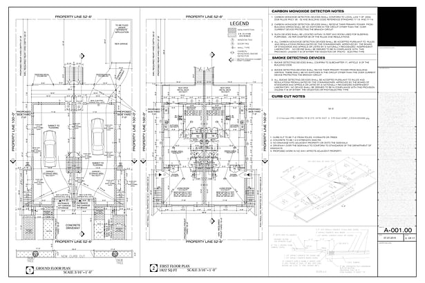 Floor plans A-001