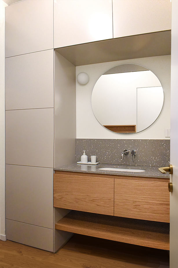 guest bathroom: the composition is essential, along with the characteristics of the materials 