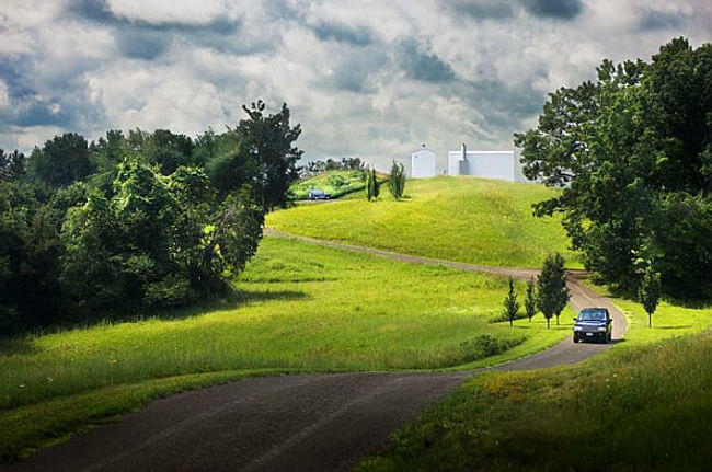 Margie Ruddick: Kinderhook Park, Kinderhook, NY, 1996-2010. Landscape design collaborator 2008-10: David Kelly. Architect: Steven Harris Architects. Interior design: Rees-Roberts. Photo: Scott Frances