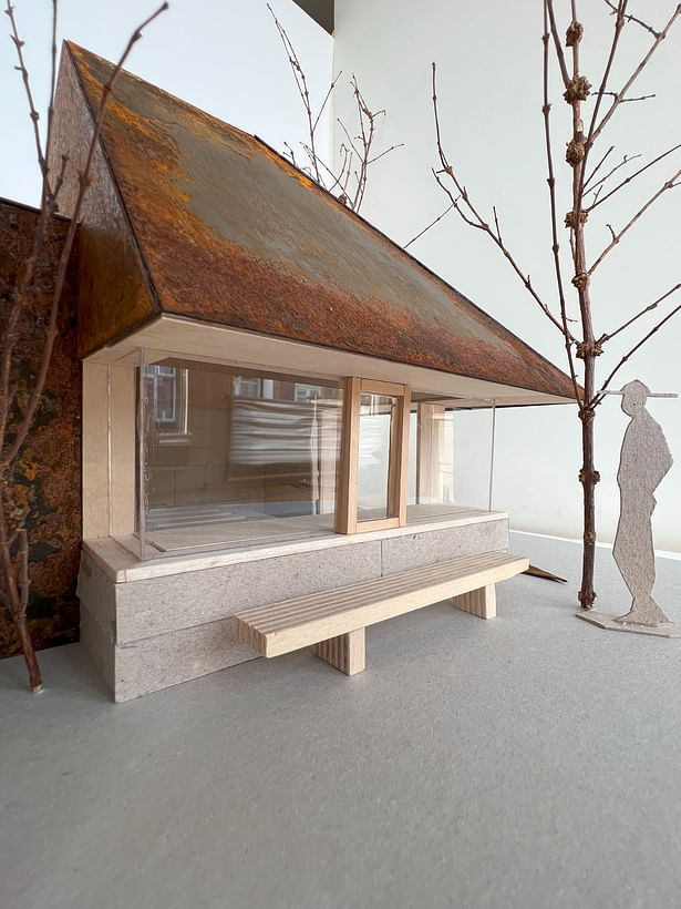 The Solitary house extension as a model