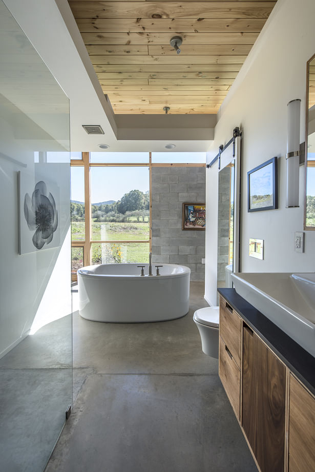 Master bath photo: Fredrik Brauer