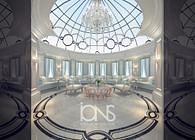 Home Interiors with Glamorous Skylight