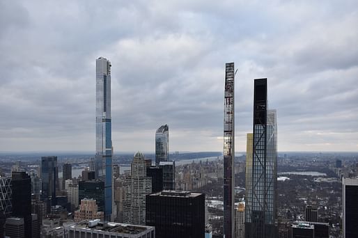 According to reporting from the <em>NYT</em>, the supertall skyscrapers of New York's Billionaires' Row are operating without final certificates of occupancy. Image: Wikimedia Commons user <a href="https://commons.wikimedia.org/wiki/File:Billionaires%27_Row_2020.jpg" target="_blank">Itrytohelp32</a> (CC BY-SA 4.0).