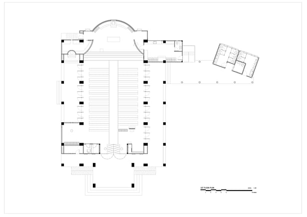 1st floor plan © JUTI architects