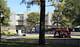 View of the Nancy and Rich Kinder Building Restaurant Entrance from the Lillie and Hugh Roy Cullen Sculpture Garden. Courtesy of Steven Holl Architects 