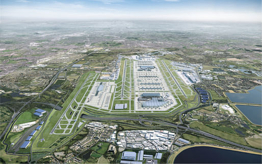 Rendering depicting Heathrow Airport's massive expansion plans. Image courtesy of © Heathrow Airport Limited 2019.