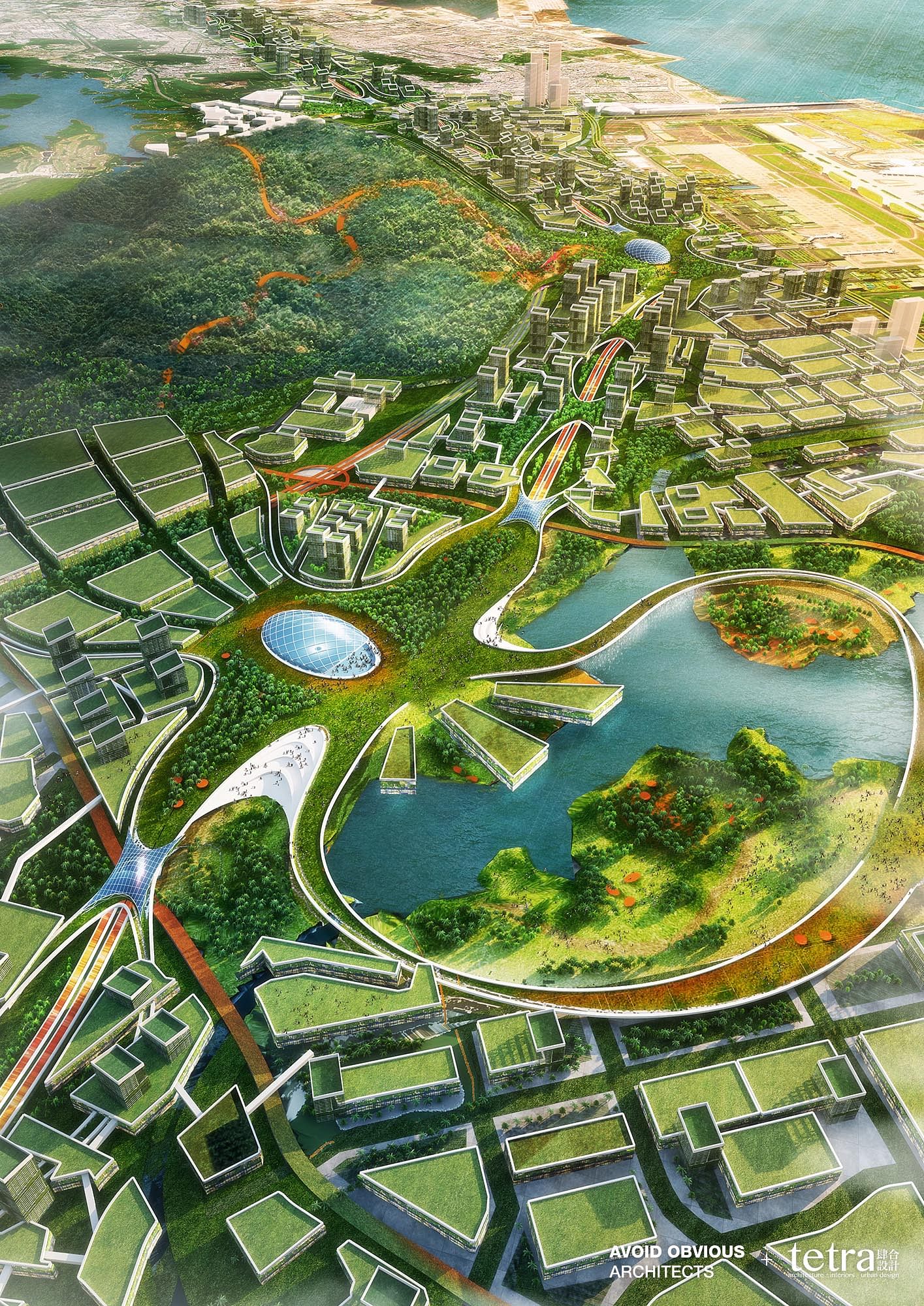 洋書 Production Rendering Redeveloping the Bao'an G107 into an “organic highway”