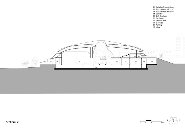 China Entrepreneur Forum Conference Centre by MAD Architects, located in Yabuli, CN. Image: MAD Architects. 