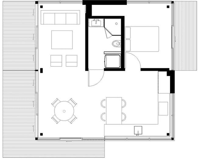 Floor Plan of YB1 at Summit LA18