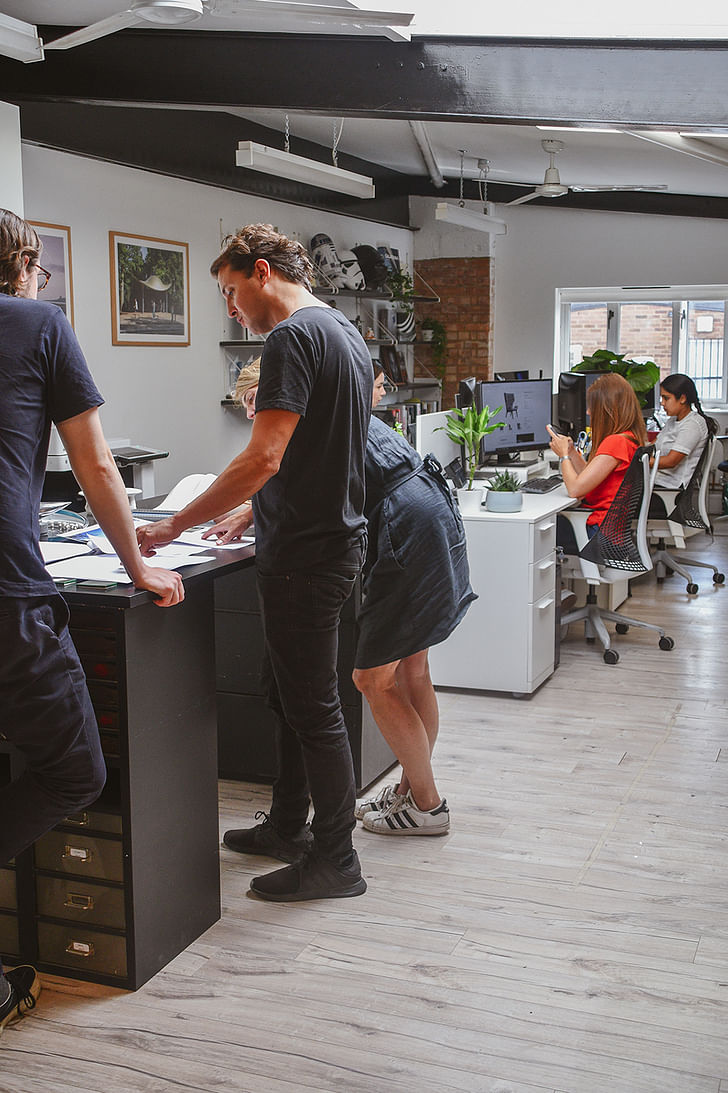 Photo of team at work at Mizzi Studio. © Ellen Hancock