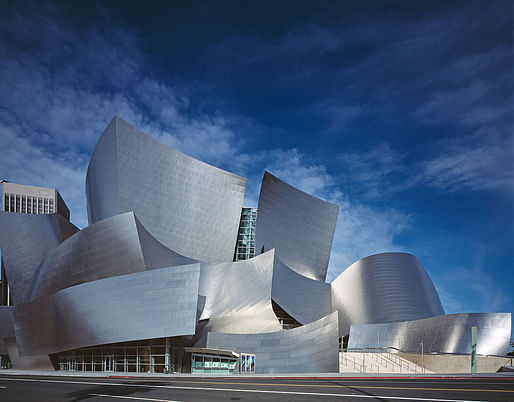 Walt Disney Concert Hall by Frank Gehry. Photo: Carol M. Highsmith via Wikipedia.