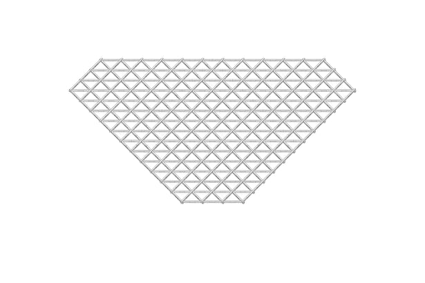 grid shell structure - flat
