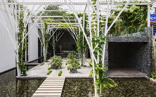 Hotel & Leisure - Completed Buildings Winner supported by GROHE: Cong Sinh Architects, Vegetable Trellis, Ho Chi Minh City, Vietnam.