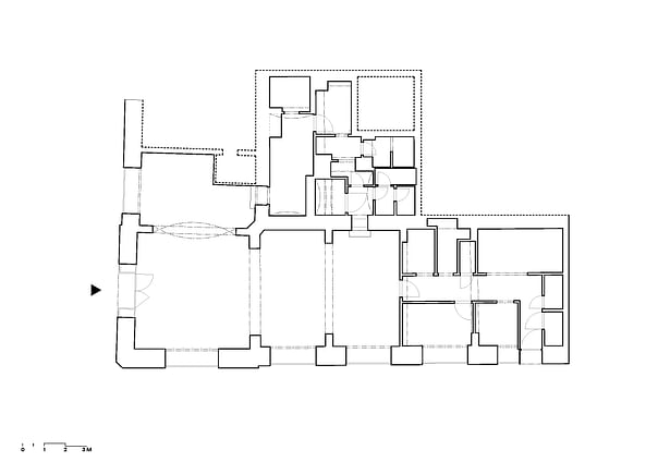 Ground Floor Plan – before reconstruction esté architekti