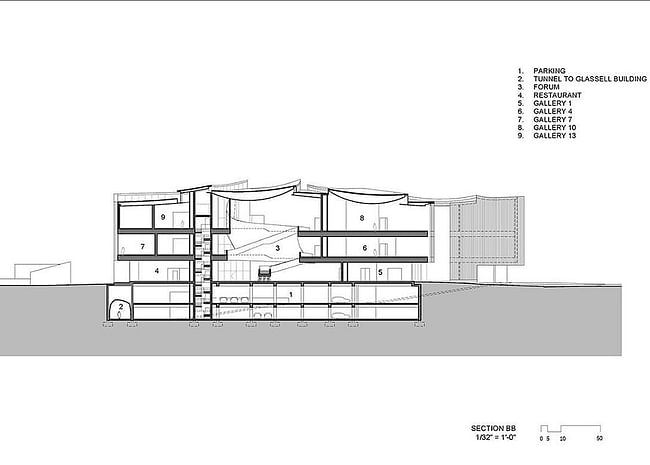 Drawing courtesy of Steven Holl Architects. 