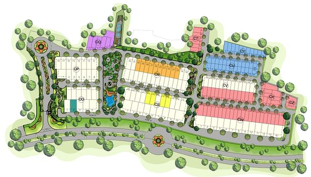 Siteplan Cluster The Forest at Talaga Bestari