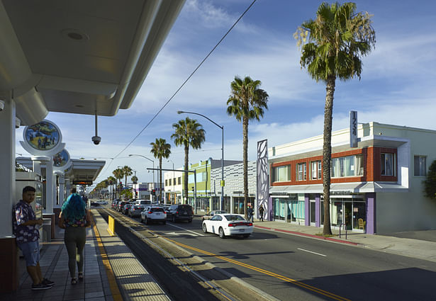 Metro Blue Line and Long Beach Blvd.