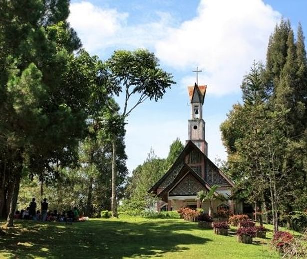 Chapel at RETREAT CENTRE Sukamakmur SIBOLANGIT, North SUMATERA Indonesia