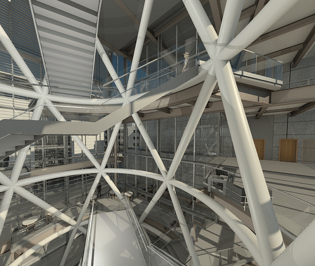 MS College ICON: cone structure interior