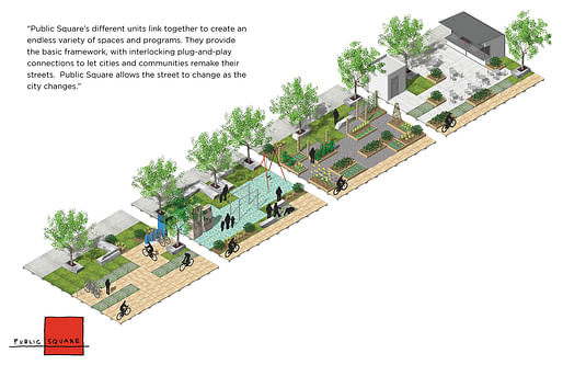 'Public Square' by FXFOWLE & Sam Schwartz Engineering.