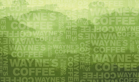 Wall design for Wayne's Cofffee stores in Sweden, Cooperation with Almén: Gesture Design and Wilund Entrepenad AB