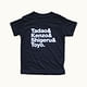 TADAO & KENZO & SHIGERU & TOYO kids t-shirt by Tiny Modernism. Available in kids sizes 2T, 4T and 6.