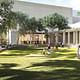 Illustration of the Pamela and Robert B. Goergen Sculpture Garden at the expanded Norton Museum of Art, designed by Foster + Partners. (Image courtesy of Foster + Partners)