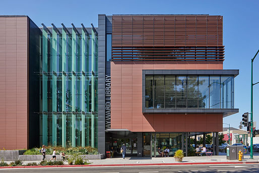 Special Commendation winner: Hayward Library & Community Learning Center in Hayward, CA by Noll & Tam Architects. Photo: Bruce Damonte