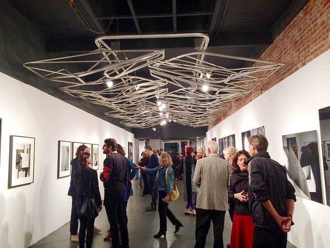 The crowd slowly trickled in on opening night at the WUHO Gallery. Photo: Justine Testado
