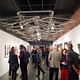 The crowd slowly trickled in on opening night at the WUHO Gallery. Photo: Justine Testado