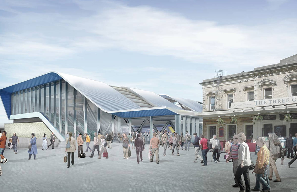 Construction Update of Reading Station Area Redevelopment by Grimshaw ...