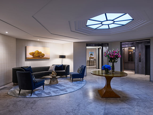 The new lobby of the Wardman Tower in Washington D.C. Photo credit: Wardman Tower.
