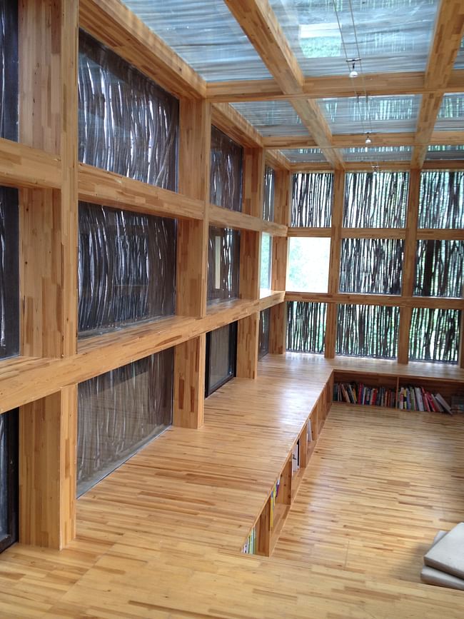 Interior reading area