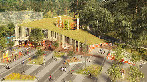 Culture - Future Projects Winner: Sweco Architects, Kulturkorgen - A Basket Full of Culture, Gothenburg, Sweden.