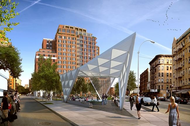 A rendering of the New York City AIDS Memorial. Credit: Studio ai / a2t