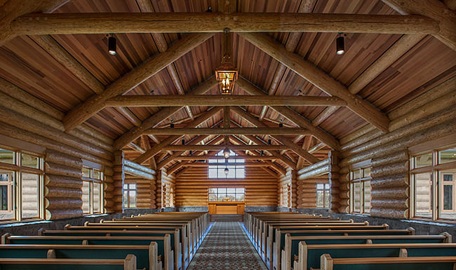 Evergreen Chapel by Woofter Architecture in collaboration with Hoffman Construction Company. Photo courtesy of Woofter Architecture.