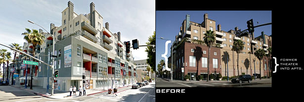 After and Before Construction. Pacific and Broadway
