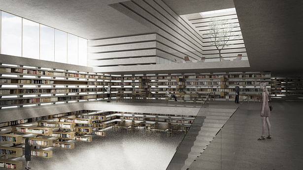 Cristina Parreño Architecture in collaboration with Amin Tadjsoleiman, National Library, Ljubljana, Slovenia, 2012