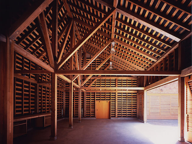 Equipment Shed by Charles Rose Architects.