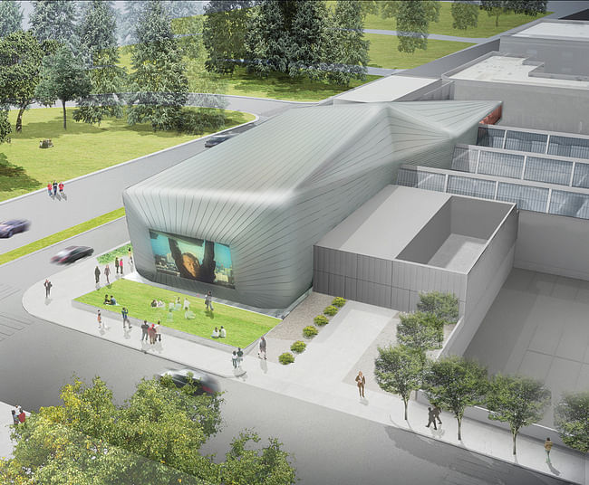 Rendering of the new Diller Scofidio + Renfro-designed UC Berkeley Art Museum and Pacific Film Archive (BAM/PFA) which will open on January 31 with the exhibition Architecture of Life. 