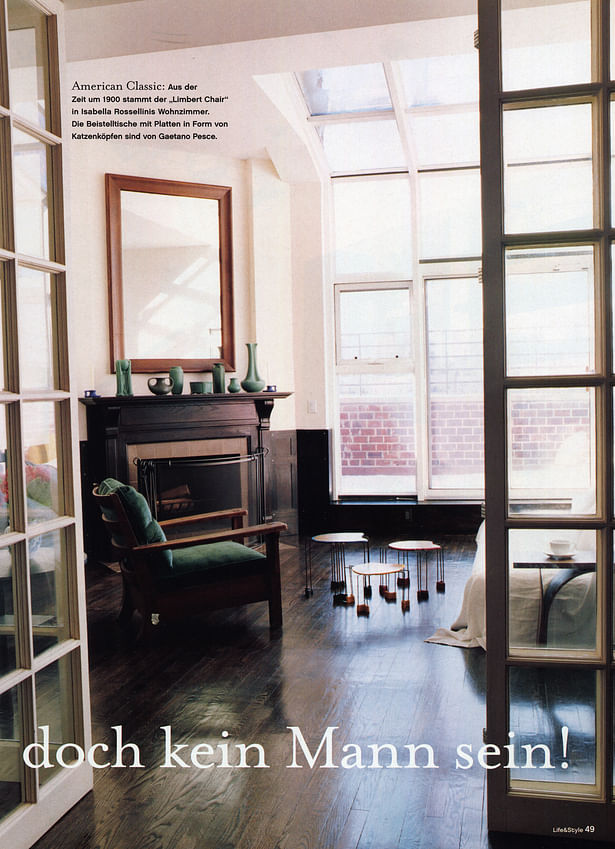 Salvaged French doors and fire place mantle