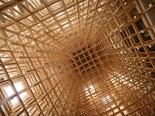 Detail of Kengo Kuma's GC Prostho Museum and Research Center in Kasugai, Japan. Photo: 準建築人手札網站 Forgemind ArchiMedia