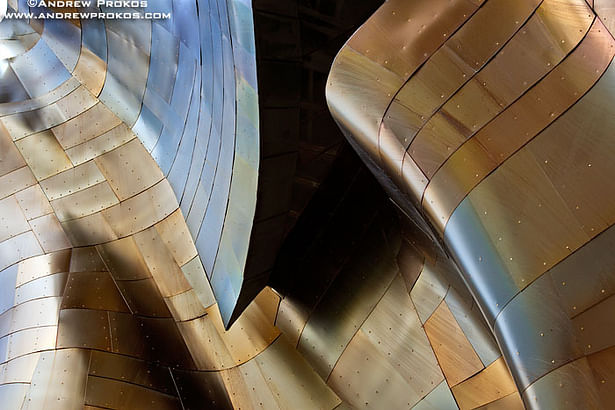 EMP Museum Detail - Gehry PartnersPhoto © Andrew Prokos.