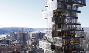 Watch this time-lapse construction video of Herzog + de Meuron's Jenga-like 56 Leonard in NYC