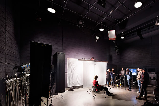 Pratt Institute students and faculty at work in the new Film/Video Department Building. Photo credit: Alexander Severin RAZUMMEDIA 