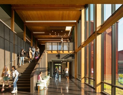 Washington School for the Deaf Divine Academic and Hunter Gymnasium by Mithun. Image credit: Lara Swimmer-Esto