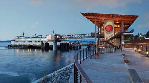 Mukilteo Multimodal Ferry Terminal, Mukilteo, Washington. Image credit: Benjamin Benschneider