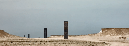 Richard Serra's 'East-west/West-east'. Screenshot via YouTube.