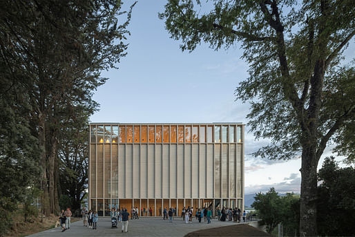 Teatro Educativo de las Artes by Nicolas Norero, Leonardo Quinteros, Tomas Villalon Architects in Panguipulli, Los Rios, Chile. Image: Pablo Casals