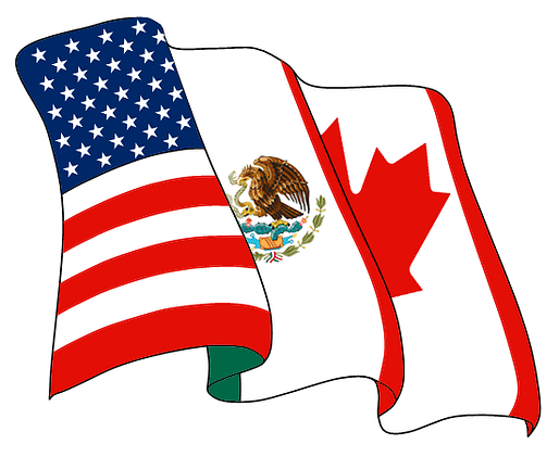 NAFTA logo, via Wikipedia.